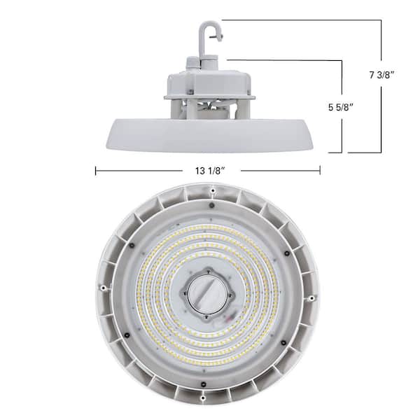 Metalux 13 in. Round 400-Watt Equivalent Dimmable Integrated LED
