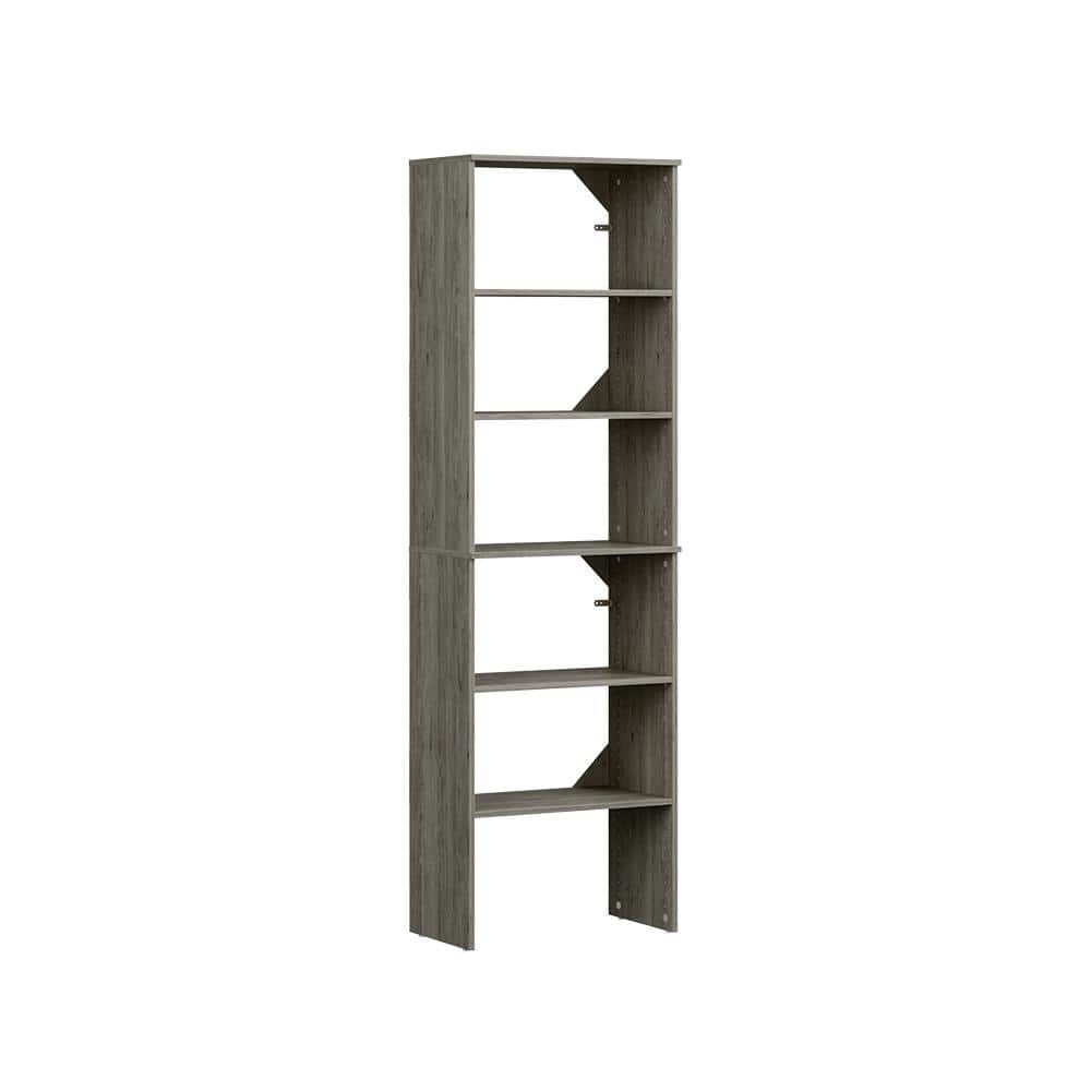 ClosetMaid Style+ 25 in. W Coastal Teak Wood Closet Tower 1676 The