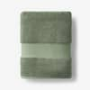 The Company Store Sterling Supima Cotton Solid Loden Green Single Hand Towel  VJ94-HAND-L-GRN - The Home Depot