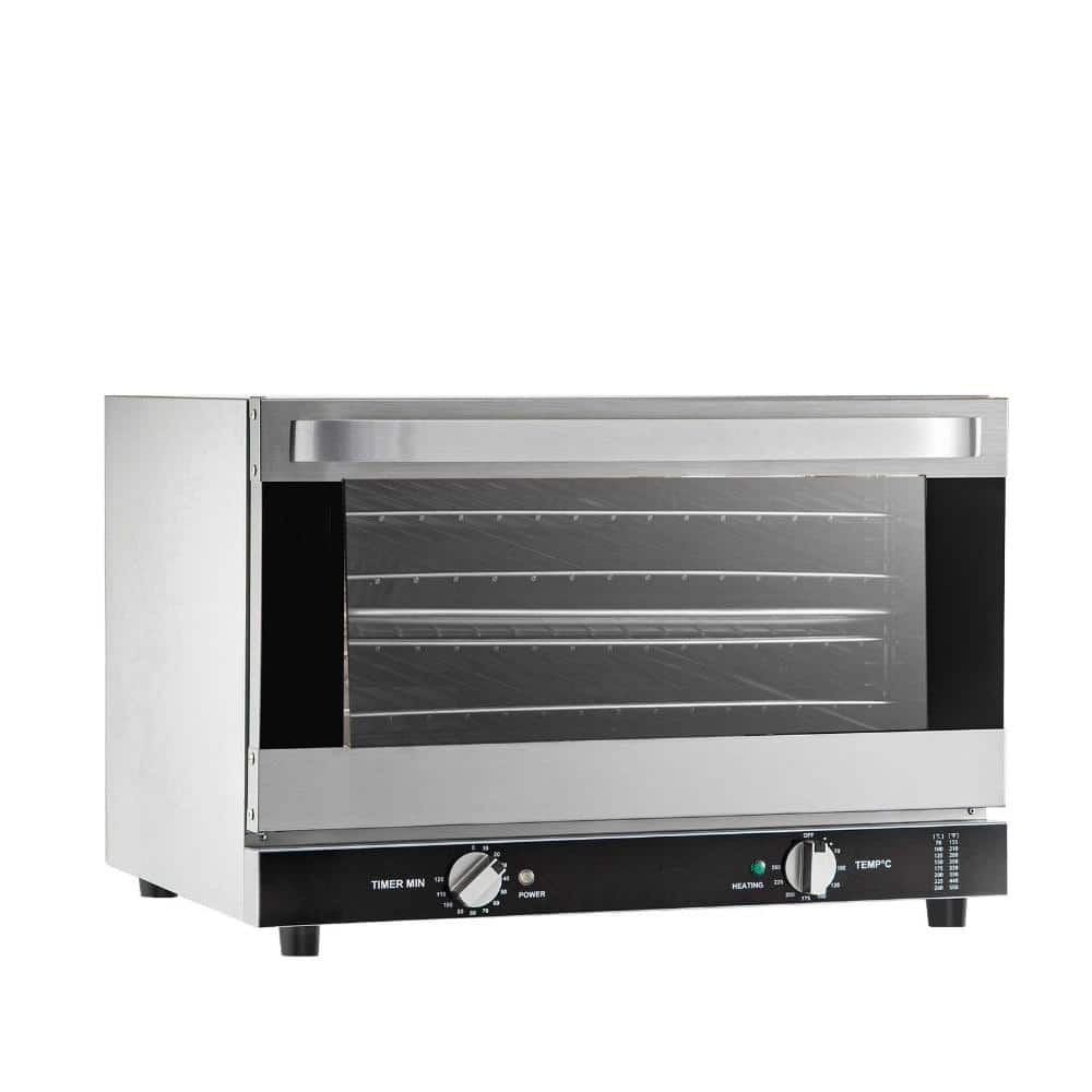 47L Commercial Countertop Convection Oven, 1600W Half-Size, 4-Rack, Glass Door, Includes Trays Racks Clip Gloves price history on PriceWatchPro