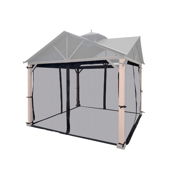 10 ft. x 10 ft. Gazebo Mosquito Netting for The Style Selections Gazebo Model TPGAZ2307
