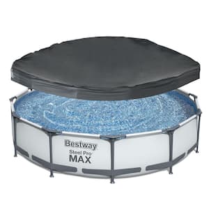 Steel Pro Max 12 ft. x 12 ft. Round 30 in. Deep Above Ground Frame Pool Package