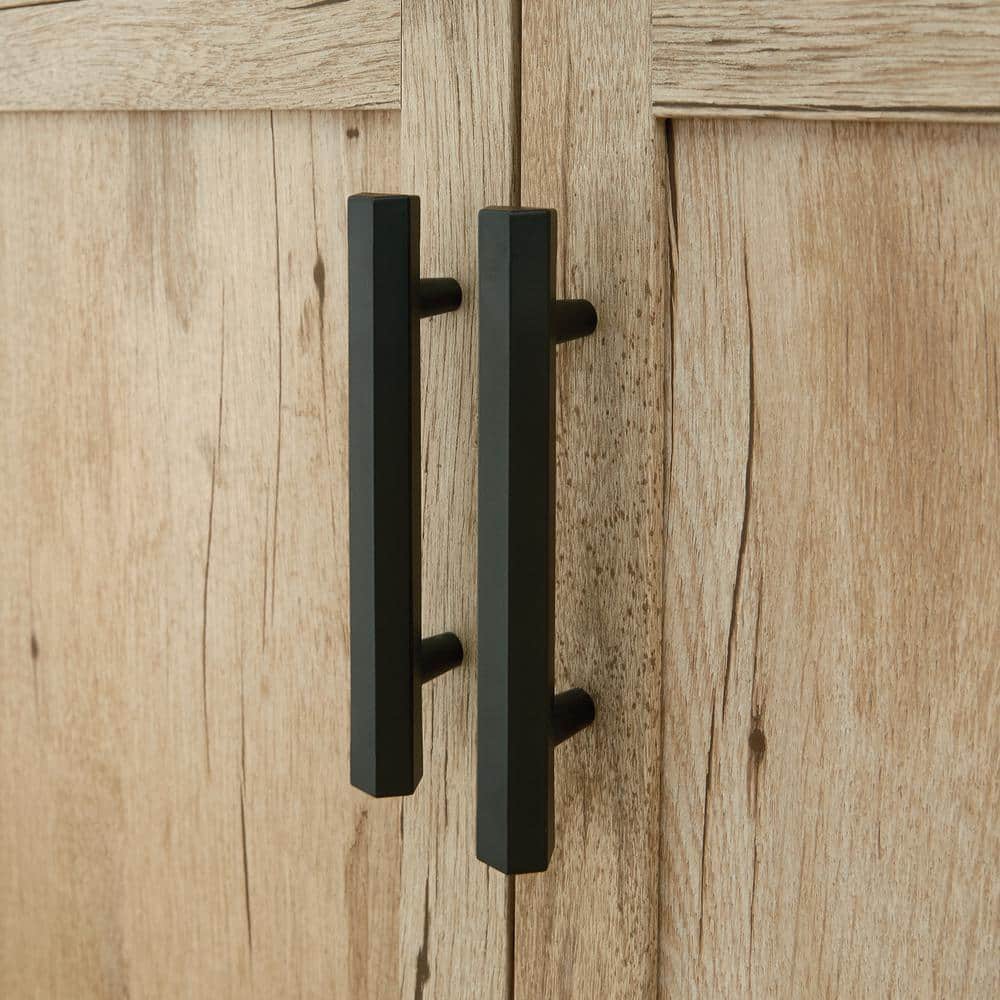 Prime Oak 2-Door Office Storage Cabinet with Adjustable Shelf