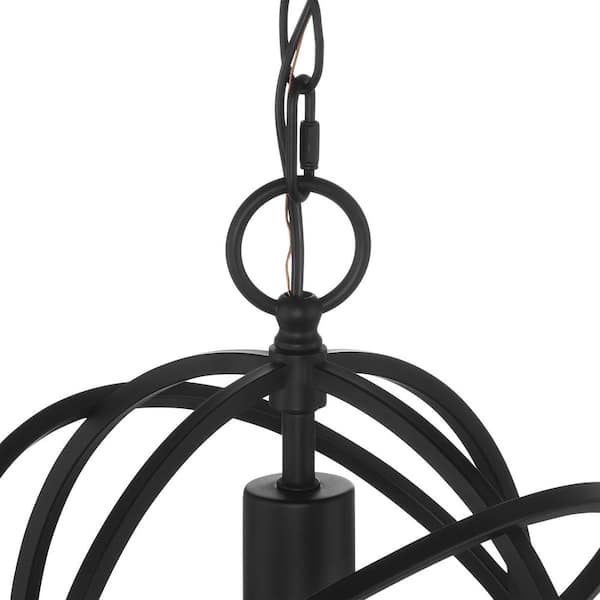 Kanti - 2 Row Spring Black Bead Ganch Dl Pendant Provision