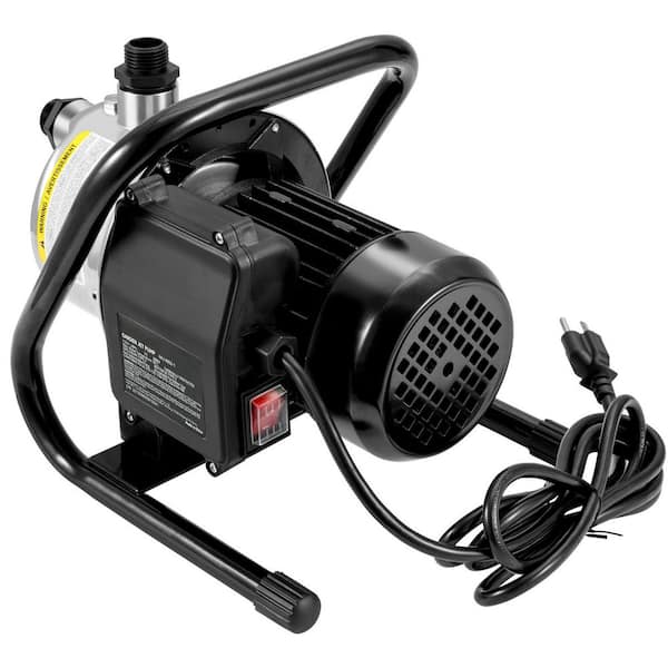 Shallow Well Pump, 131 ft. Height, 40psi Max Pressure, 1.1 HP 115-Volt, 978 GPH, Stainless Steel for Irrigation