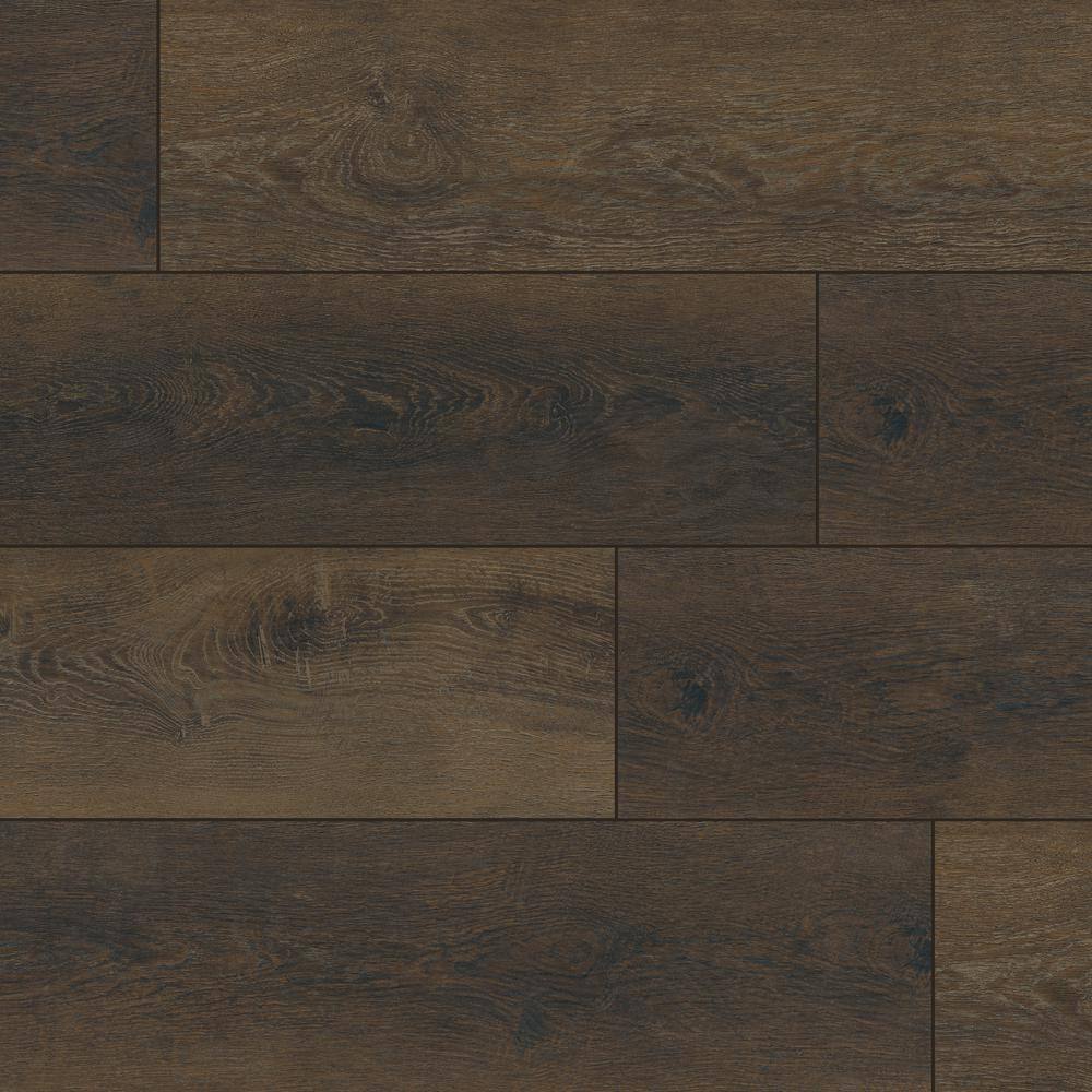 Take Home Sample-Aged Walnut 12 MIL x 9 in. W x 9 in. L Waterproof Click Lo