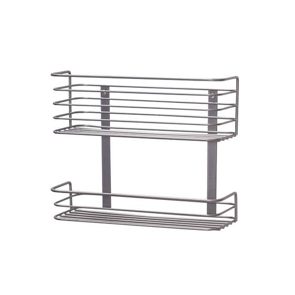 Unbranded Nickel Door Mount Double Rack