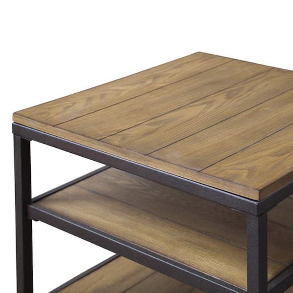 Baxton Studio Caribou Wood and Metal End Table Baxton Studio Caribou Wood and Metal End Table