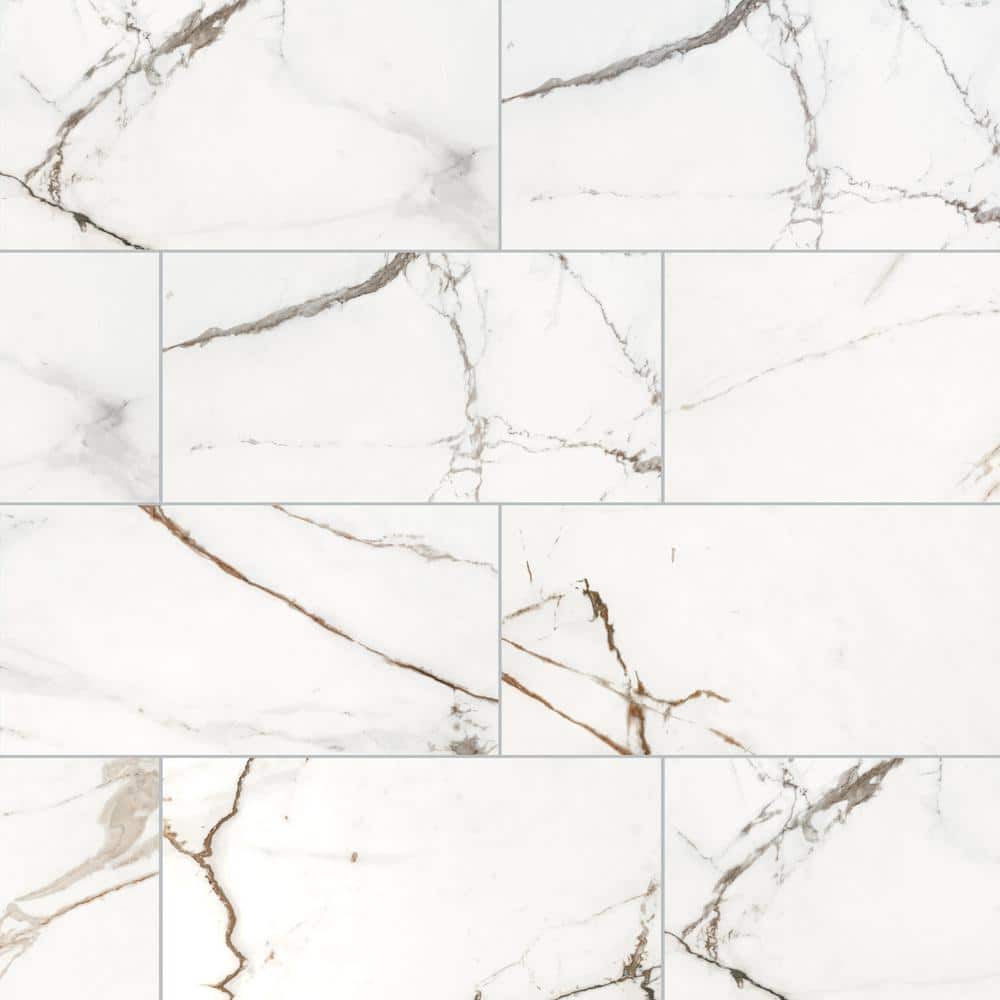 MSI Michella Marbella 12 in. x 24 in. Polished Porcelain Marble