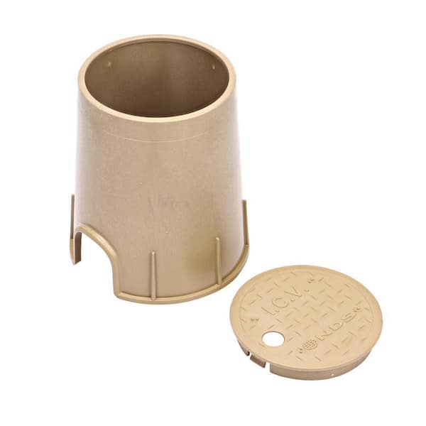 6 in. Round Valve Box and Cover, Sand Box, Sand ICV Cover