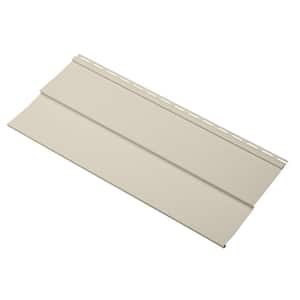 Take Home Sample Transformations Double 4 in. x 24 in. Vinyl Siding in Sand