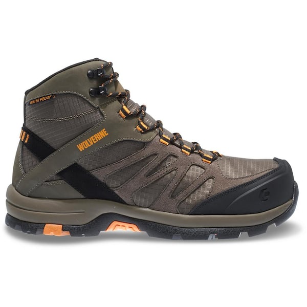 Wolverine Men's Fletcher Waterproof 6" Hiker CarbonMax - Composite Toe - Taupe Size 11.5(M)