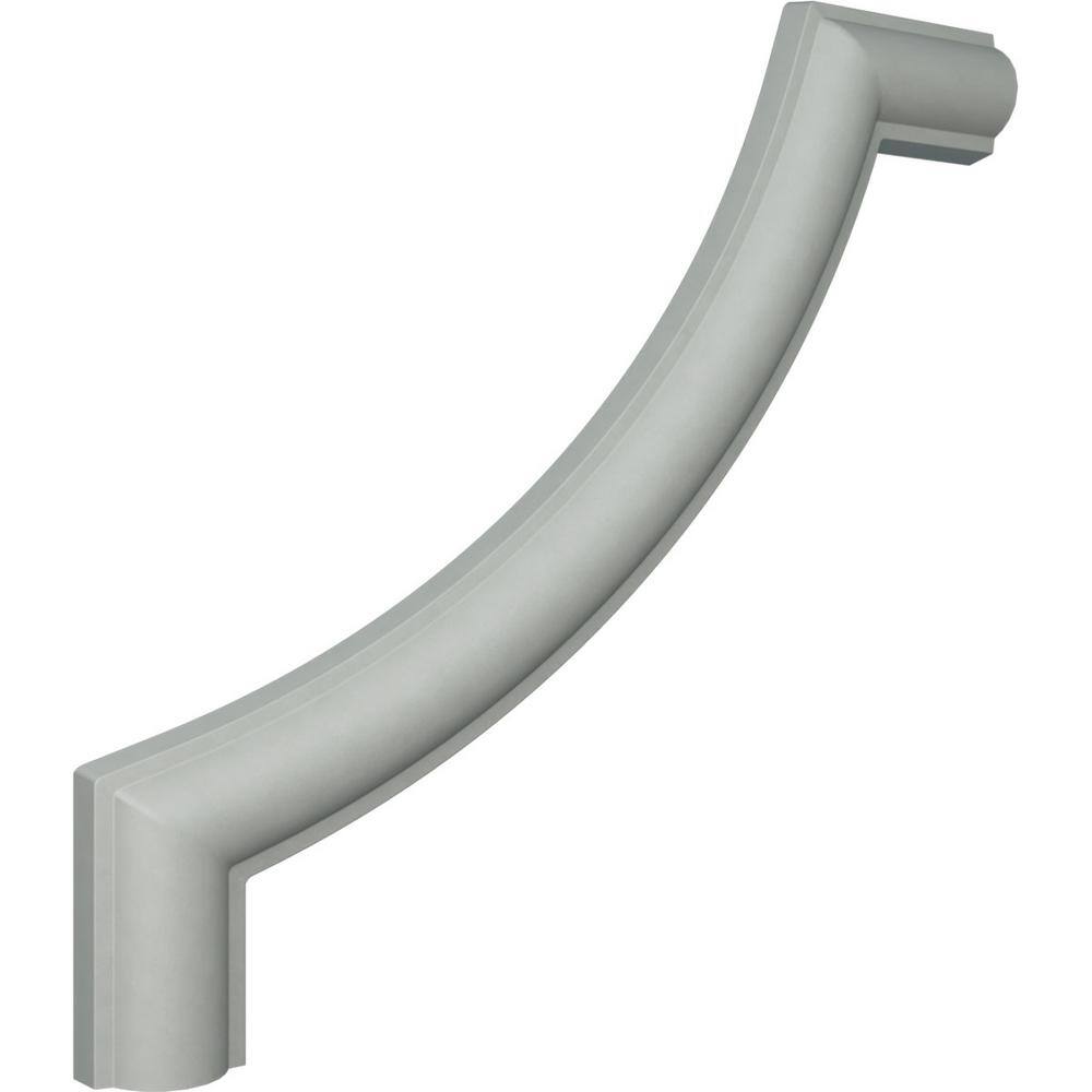 6" x 6" White Urethane Traditional Crown Moulding Corner