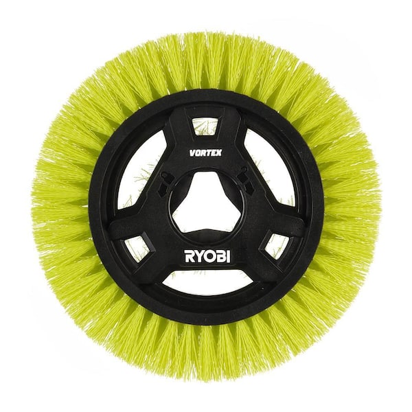 RYOBI 9 in. VORTEX Soft Bristle Brush A95SRB9 - The Home Depot