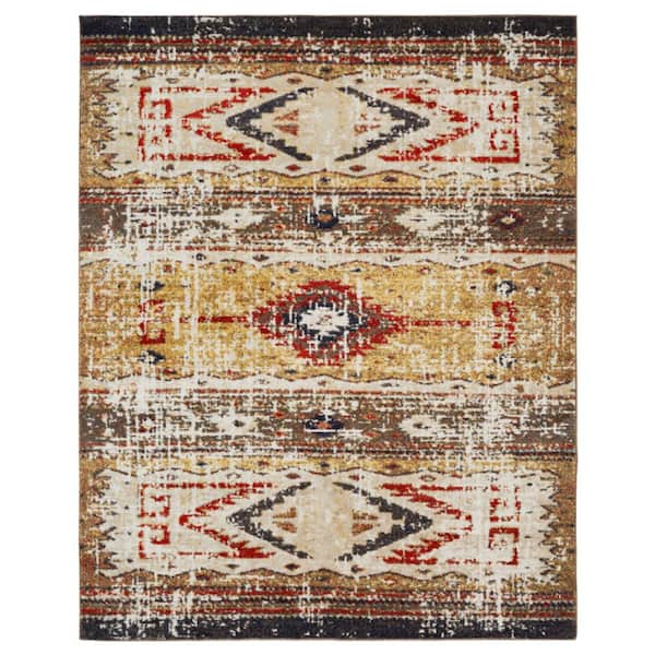 KALATY Santa Fe Sands Multi-Colored 9 ft. 3 in. x 13 ft. Area Rug