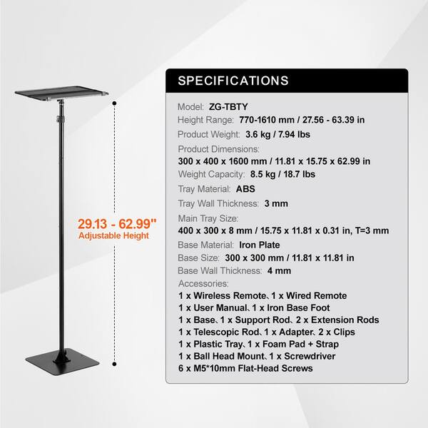 Universal Glass-Top Monitor Riser, 22