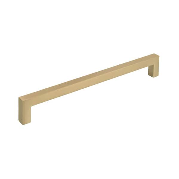 Monument 7-9/16 in. (192mm) Modern Champagne Bronze Bar Cabinet Pull