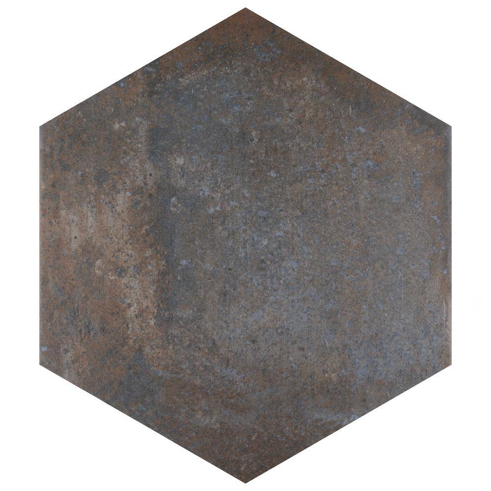 Boston Ferro Hex Ombra 7 in. x 8 in. Porcelain Floor and Wall Take Home Tile Sample price history on PriceWatchPro
