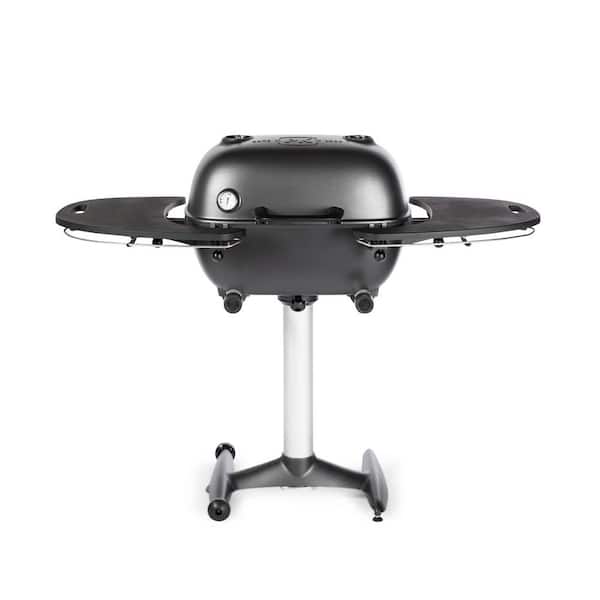 PK Grills PK360 Portable Cast Aluminum Charcoal Grill and Smoker in Graphite/Black