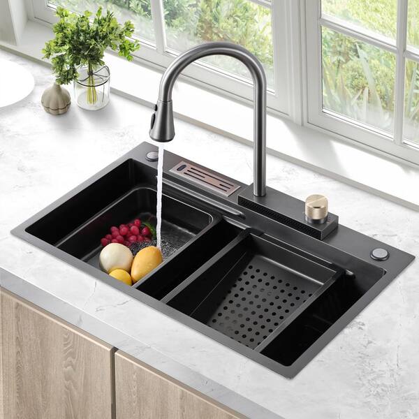https://images.thdstatic.com/productImages/ebcd2995-92cc-413a-9a4b-bdc4576d2d4a/svn/gunmetal-black-yasinu-drop-in-kitchen-sinks-ynspro08706mb-4f_600.jpg