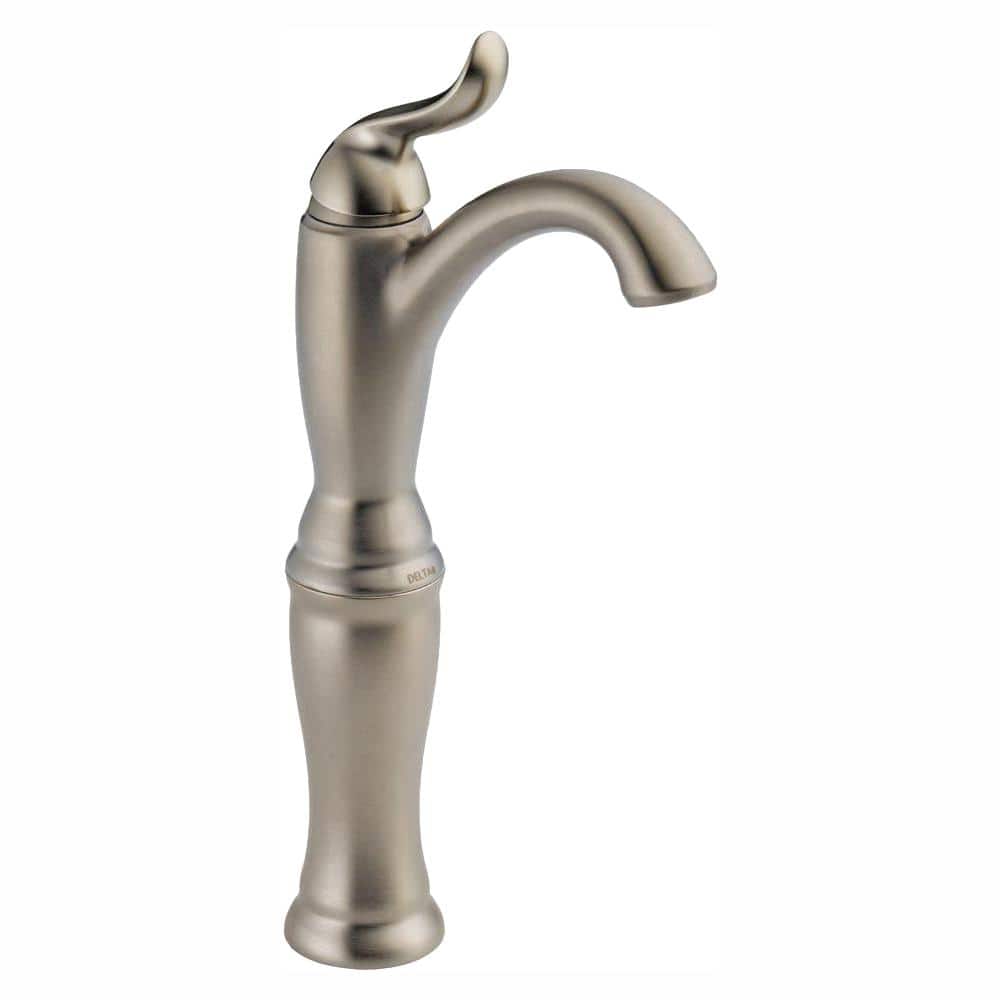 Delta Linden Single Hole SingleHandle Vessel Bathroom Faucet in Stainless 794SSDST The Home