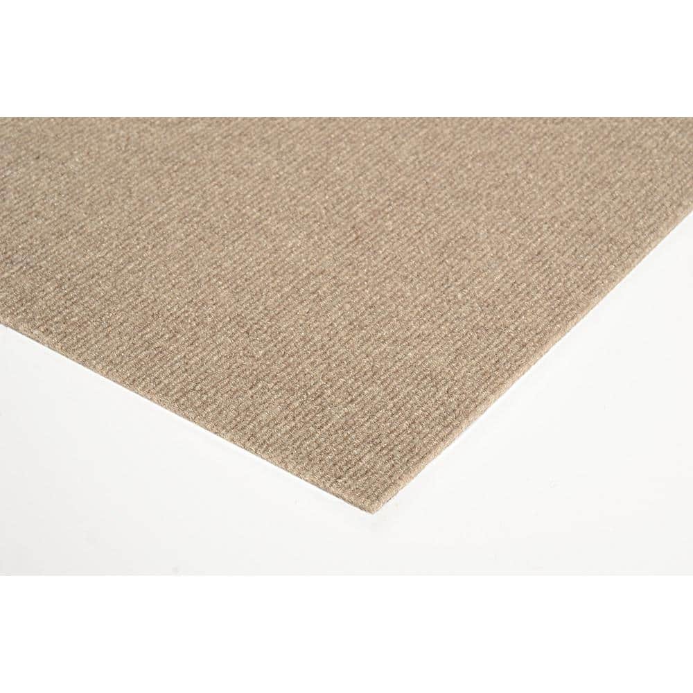 Taupe Beige 24x24 Peel and Stick Carpet Tile