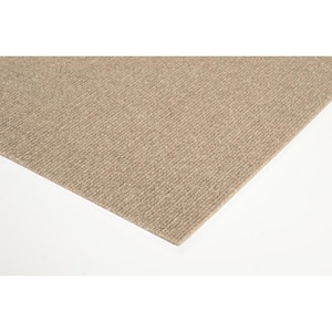 Elk Ridge - Taupe - Beige Commercial/Residential 24 x 24 in. Peel and Stick Carpet Tile Square (60 sq. ft.)