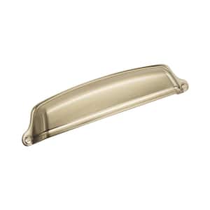 Stature 5-1/16 in. (128mm) Classic Golden Champagne Cabinet Cup Pull