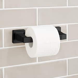 Rigi Wall Mounted Toilet Paper Holder in Matte Black