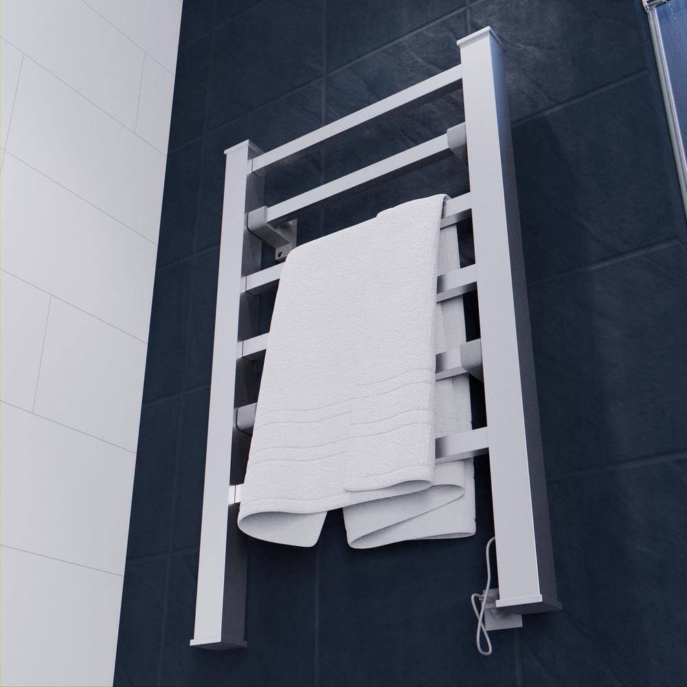 Naples Aluminum Floor-Standing 6-Bar Towel Warmer