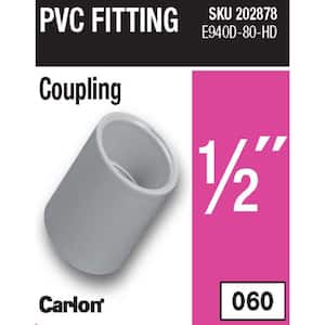 1/2 in. PVC Standard Coupling