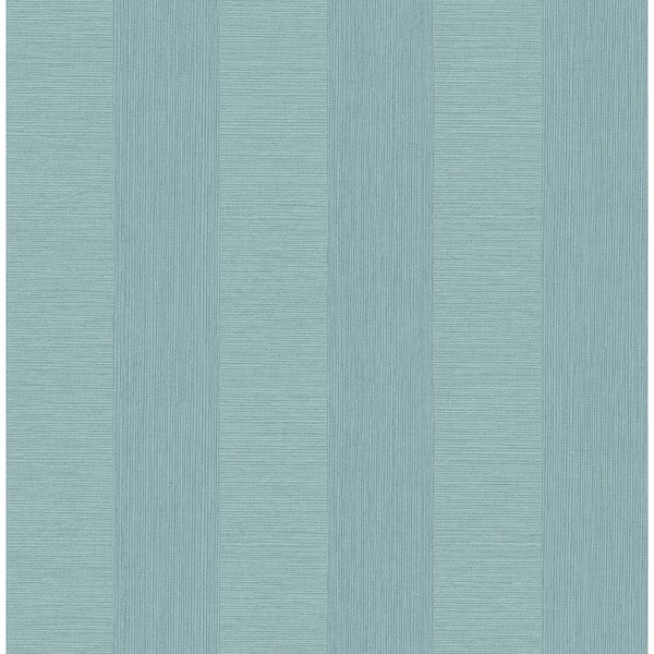 Decorline Intrepid Blue TextuRed Stripe Blue Paper Strippable Roll (Covers 56.4 sq. ft.)