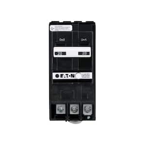 BR 20 Amp 120-Volt/240-Volt 2 in 2-Pole GFCI Circuit Breaker Pigtail Neutral