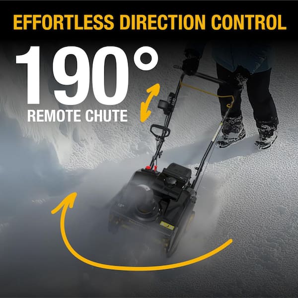 Poulan PRO 18 in. 99cc Auger Propelled Single Stage Gas Snow