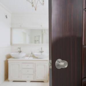 Brandywine Stainless Steel Bed/Bath Door Knob (10-Pack)