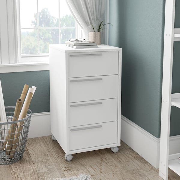 Unbranded Oxford White 4-Drawer Cabinet