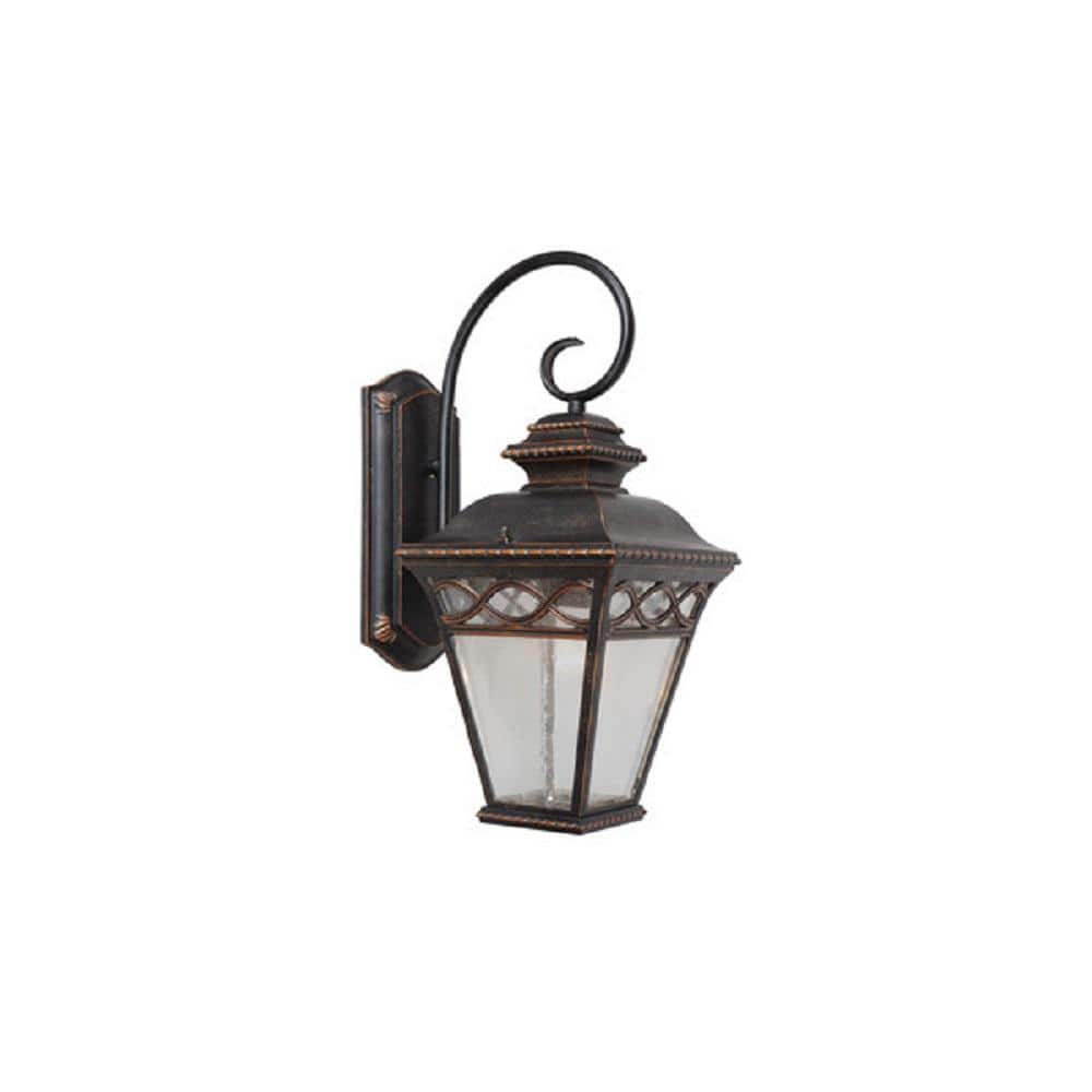Cheri 1-Light Oil-Rubbed Bronze Outdoor Wall Mount Barn Light Sconce Lanter