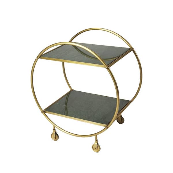 HomeRoots Amelia Multi-Color Marble Sideboard