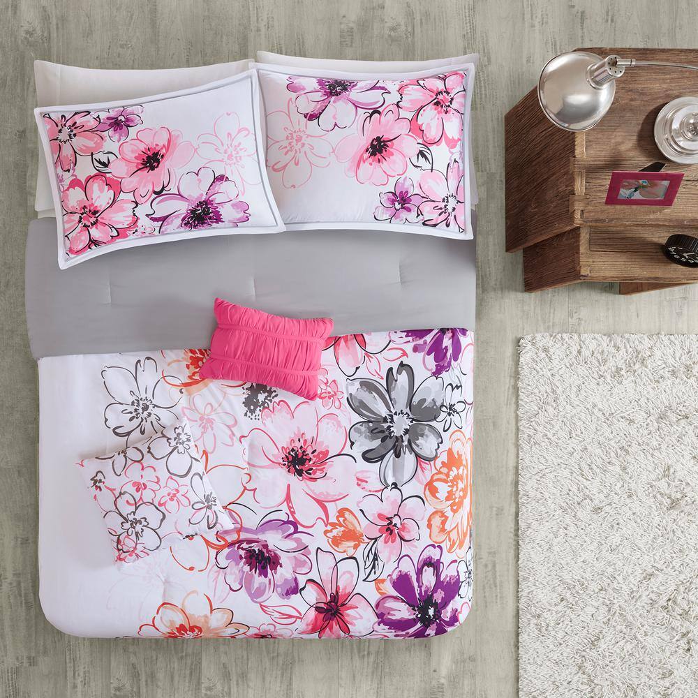 Olivia Floral Comforter Set