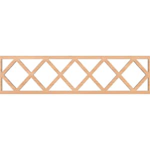 Wolford Fretwork 0.375 in. D x 47 in. W x 12 in. L Hickory Wood Panel Moulding