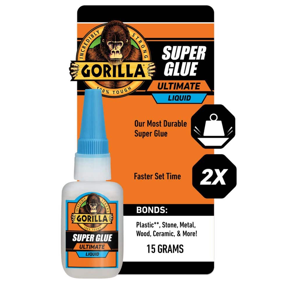 Gorilla 15g Super Glue Ultimate 115802 - The Home Depot