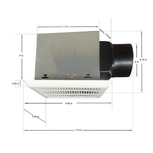 80 CFM 1.5 Sone Bathroom Exhaust Fan