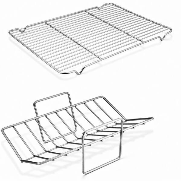 Stainless Steel Baking and Roasting Rack Set, 3 Rack Types, Oven and Dishwasher Safe, Indoor and Outdoor
