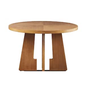 Kennedy Pecan Wood 4 Legs Dining Table Seats 6