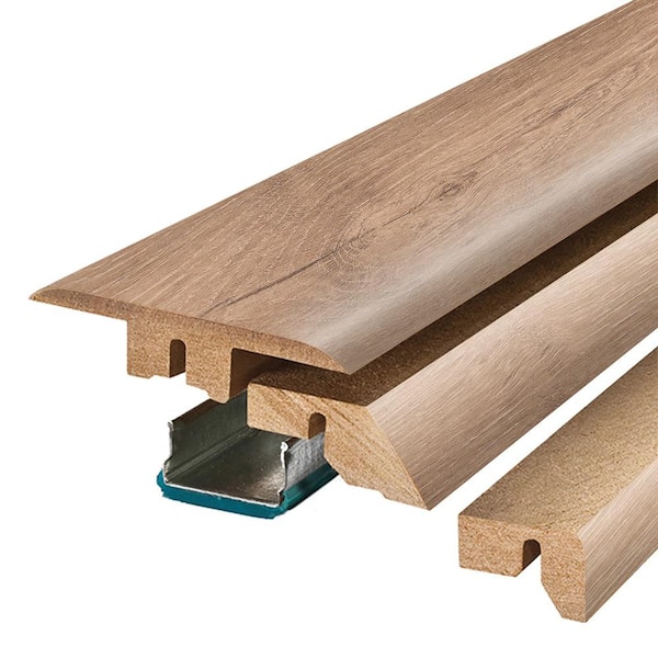 King's Cottage 0.75 in. T x 2.37 in. W x 78.7 in. L 4-in-1 Molding