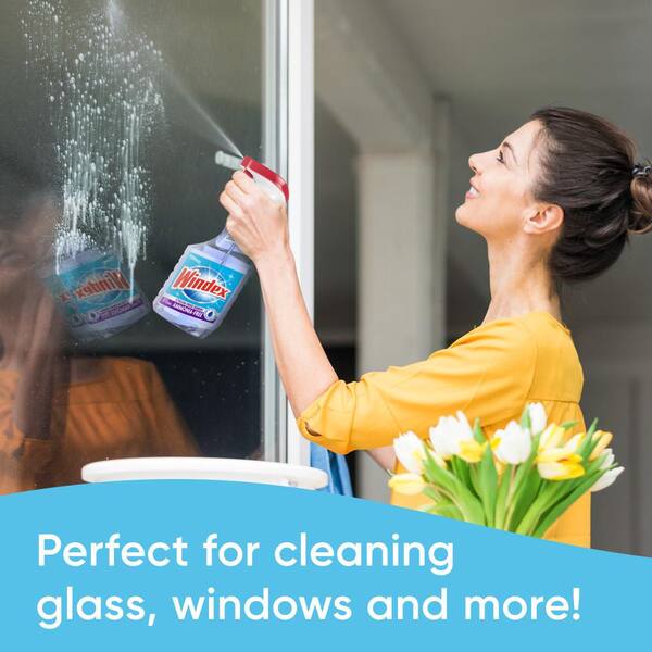 Windex 23 oz. Crystal Rain Trigger Glass Cleaner Combo (4-Pack