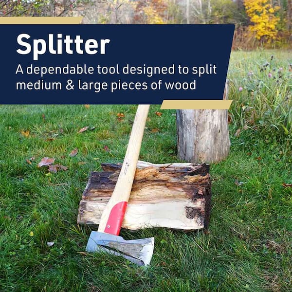 Pure Garden 31 in. Handle Splitting Maul Axe KC4914-48 - The Home