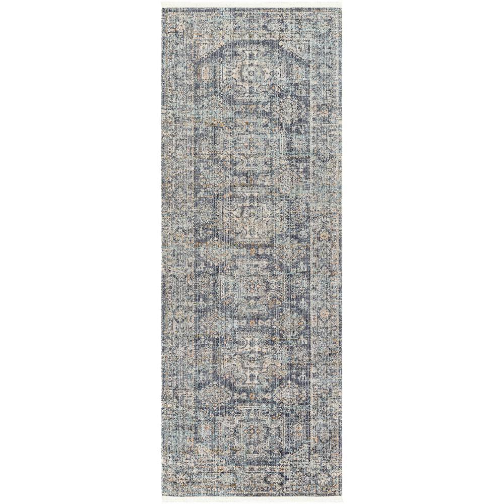 Becki Owens Margaret 3 ft. x 7 ft. Navy/Taupe Medallion Machine-Washable Indoor/Outdoor Area Rug price history on PriceWatchPro