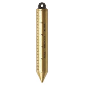 Lufkin 20 oz. Inage Solid Brass Cylindrical Blunt Point SAE Plumb Bob