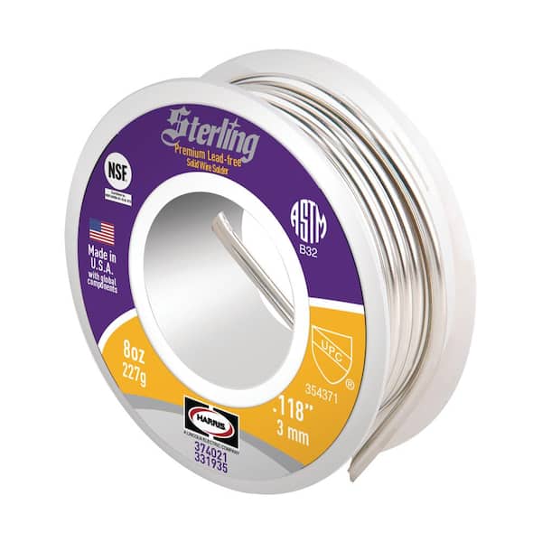 Harris Solid Wire Solder, Silver
